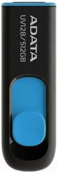Изображение товара USB flash накопитель A-data DashDrive UV128 512GB (AUV128-512G-RBE)