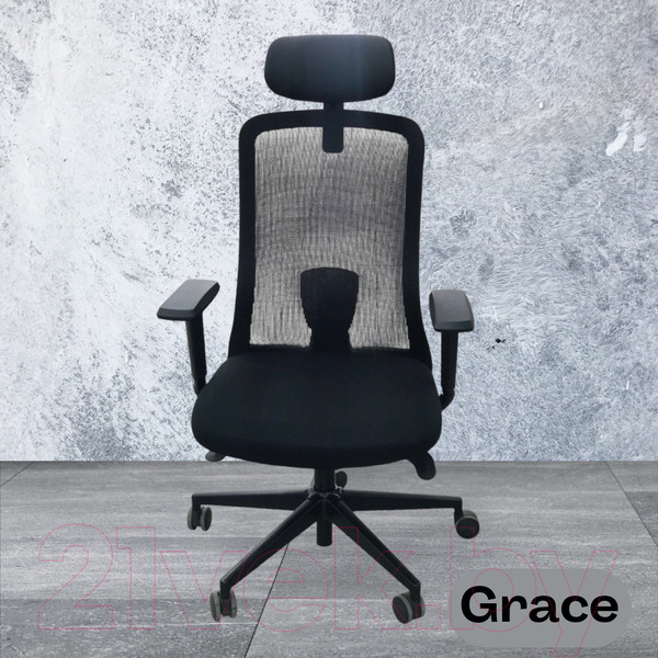 Изображение товара Кресло офисное Insite Grace / 1-IS-MC-0502 (черный)