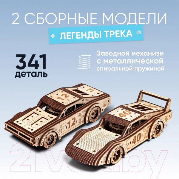 Изображение товара Набор игрушечных автомобилей Drovo Легенды трека / DR012