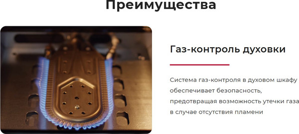 Изображение товара Плита газовая GEFEST ПГ 6100-01 0186