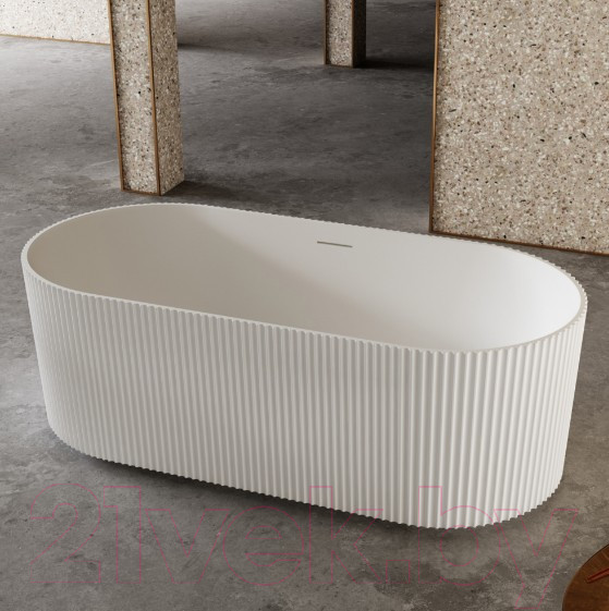 Изображение товара Ванна из искусственного камня Abber Stein AS9601 (белый матовый)