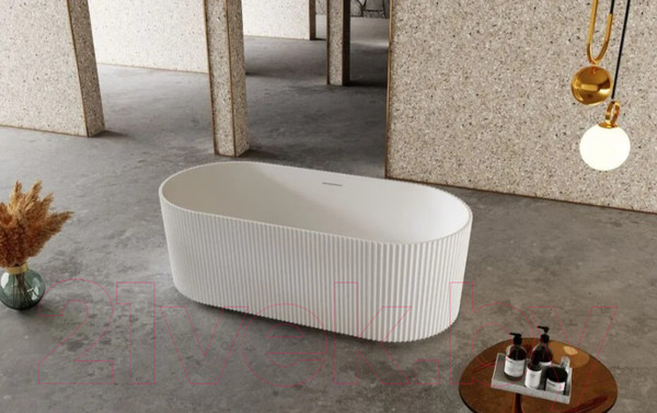 Изображение товара Ванна из искусственного камня Abber Stein AS9601 (белый матовый)