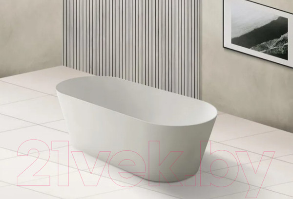 Изображение товара Ванна из искусственного камня Abber Stein AS9622 (белый матовый)