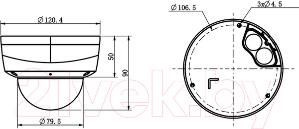 Изображение товара IP-камера Tiandy TC-C35LP I8W/A/E/Y/M/H/2.7-13.5mm/V4.0