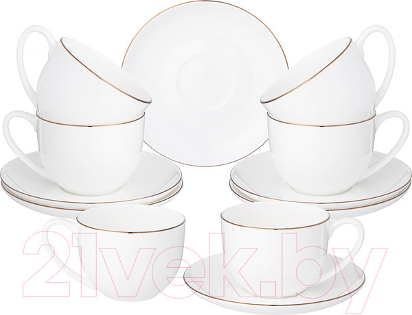 Изображение товара Набор для чая/кофе Lefard Кристал Голд / 414-058