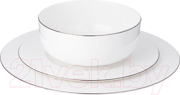 Изображение товара Набор тарелок Lefard Кристал Платинум / 414-059