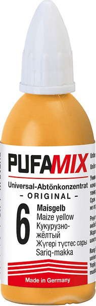 Изображение товара Пигмент Pufas PufaMix универсальный №6 (20мл, кукурузно-желтый)