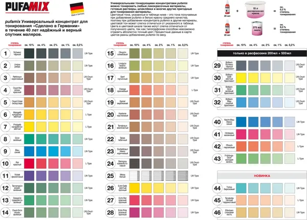 Изображение товара Пигмент Pufas PufaMix универсальный №45 (20мл, теплый терракотовый)