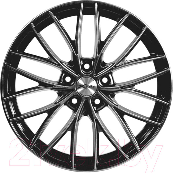 Изображение товара Литой диск X'trike X-130 Москвич 3 18x7.5" 5x108мм DIA 54.1мм ET 38мм BK/FP