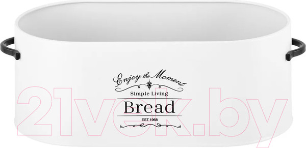 Изображение товара Хлебница Elan Gallery С крышкой / 240378 (белый)