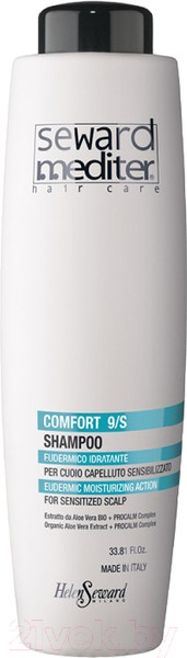 Изображение товара Шампунь для волос Helen Seward Mediter Comfort Shampoo Увлажняющий для чувствительной кожи (1л)