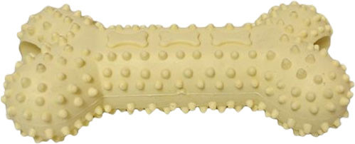 Изображение товара Игрушка для собак Homepet Dental Косточка с отверстиями для лакомств / 83790 (светло-желтый)