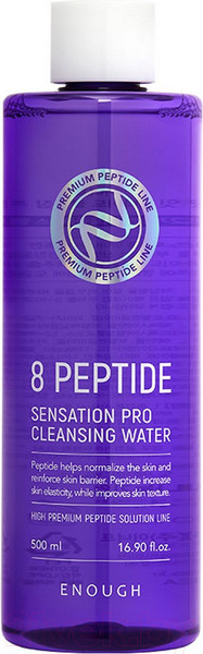 Изображение товара Вода для лица Enough 8 Peptide Sensation Pro Cleansing Water (500мл)
