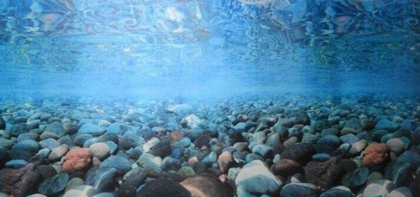 Изображение товара Декорация для аквариума Homefish Фон Морские камни / 80685