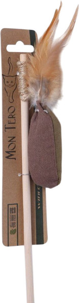 Изображение товара Игрушка для кошек Mon Tero Eco Дразнилка-удочка Мешочек мяты / 60305