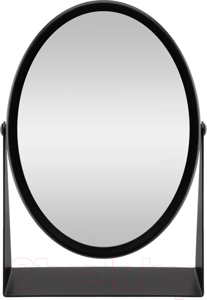 Изображение товара Зеркало косметическое El Casa Двустороннее на подставке / 240368 (черный)