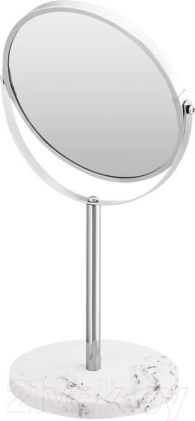 Изображение товара Зеркало косметическое El Casa На мраморной подставке / 240370 (хром)