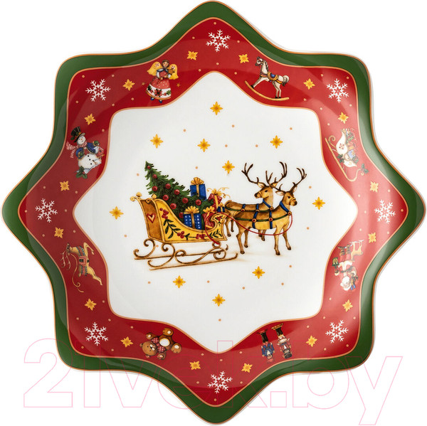 Изображение товара Блюдо Hutschenreuther Happy Wintertime / 02488-727470-25453 (красный)
