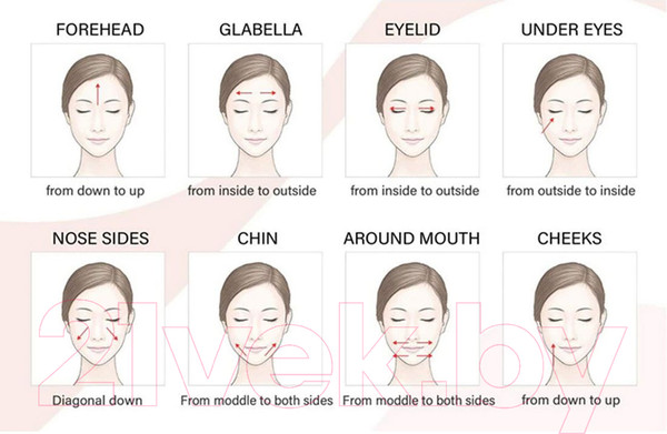 Изображение товара Массажер механический для лица Nail Art Нефритовый