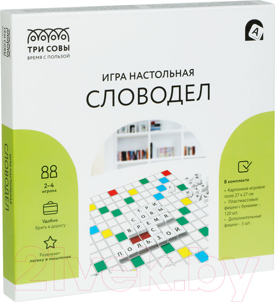 Изображение товара Настольная игра Три совы Словодел / НИ_54127