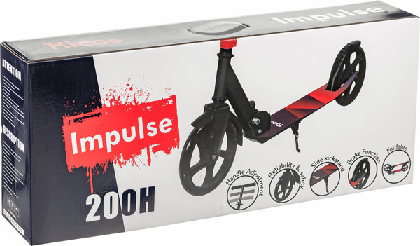 Изображение товара Самокат городской Ricos Impulse 200H (белый/фиолетовый)