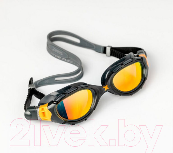 Изображение товара Очки для плавания ZoggS Predator Flex Titanium / 461054 (Regular, серый/черный)