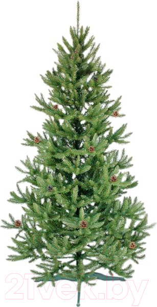Изображение товара Ель искусственная GrandSiti Сверк с шишками натуральными 2.5 / 103-115