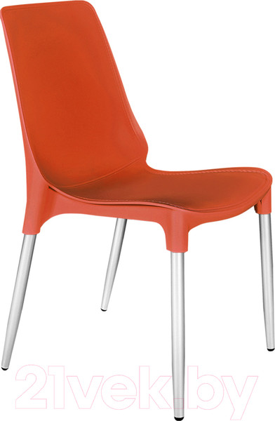 Изображение товара Стул Sheffilton SHT-S75-1 (красный/хром лак)