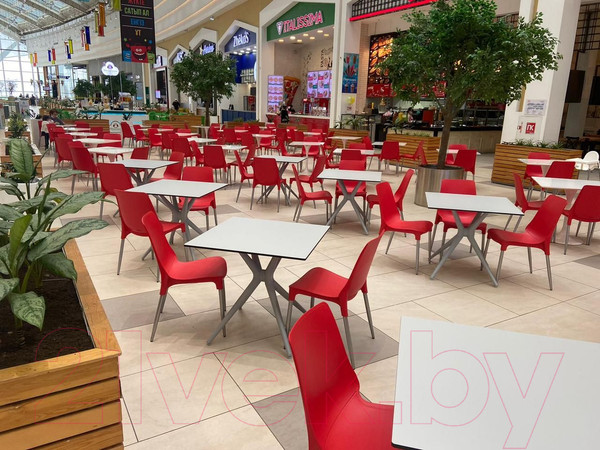 Изображение товара Стул Sheffilton SHT-S75-1 (красный/хром лак)