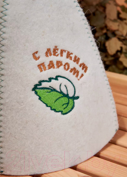 Изображение товара Шапка для бани Главбаня С легким паром Лист Б40378