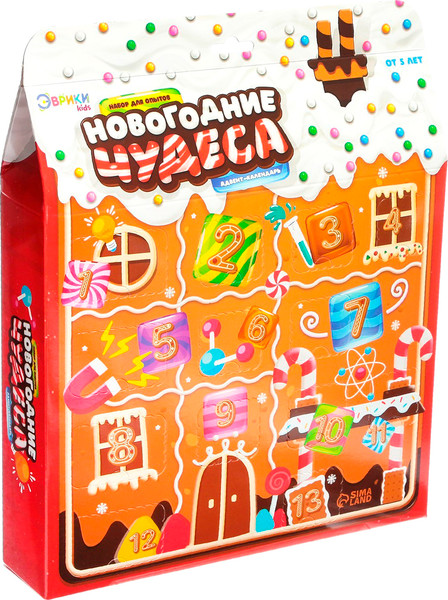 Изображение товара Набор для опытов Эврики Новогодние чудеса. 13 опытов / 7866272