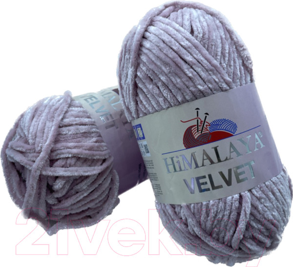 Изображение товара Набор пряжи для вязания Himalaya Velvet / 90049 (2 мотка, пудра)
