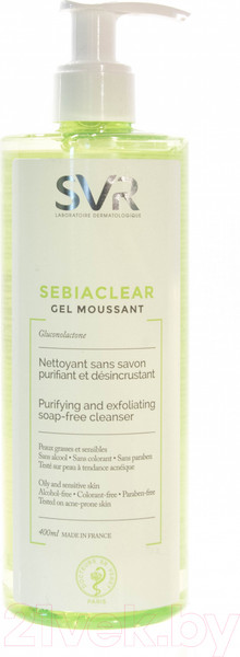 Изображение товара Пенка для умывания SVR Sebiaclear Gel Moussant Пенящийся (400мл)