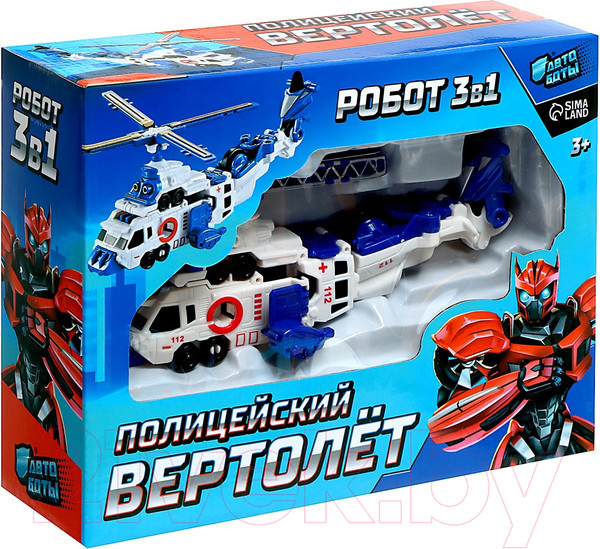 Изображение товара Игрушка-трансформер Автоботы Полицейский вертолет 899B / 9449989