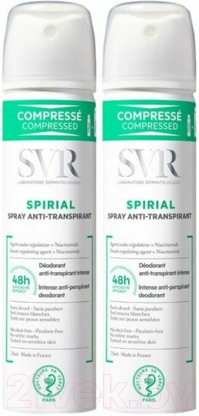 Изображение товара Антиперспирант-спрей SVR Spirial Spray Anti-Transpirant (2x75мл)