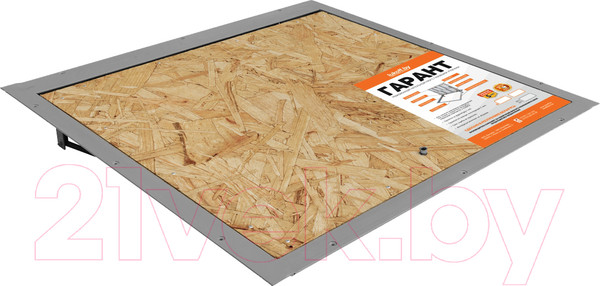 Изображение товара Люк напольный Lukoff Гарант с ОСБ плитой 90x70 П