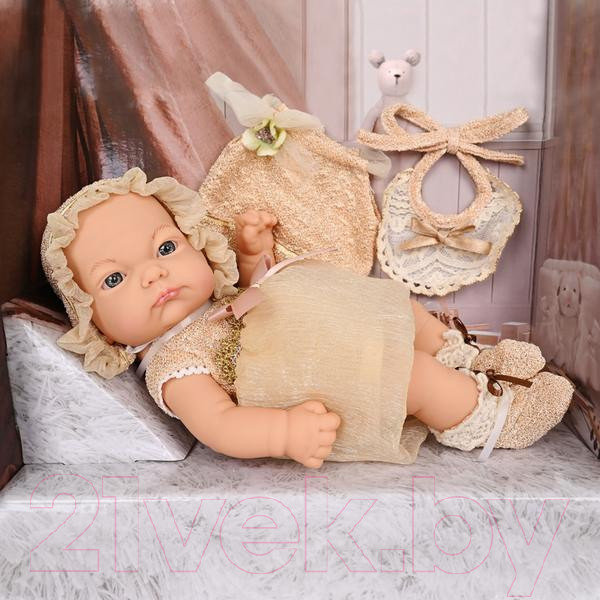 Изображение товара Пупс с аксессуарами Pituso В чепчике / HW21049838 (бежевый)