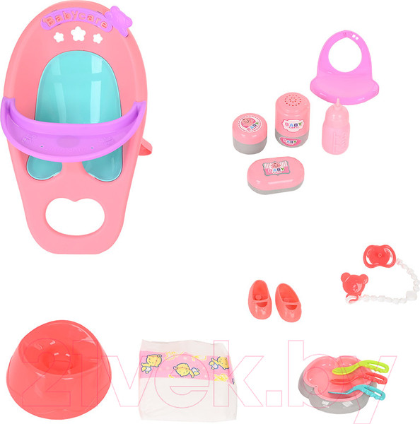 Изображение товара Пупс с аксессуарами Pituso Для кормления со стулом / HW22018520