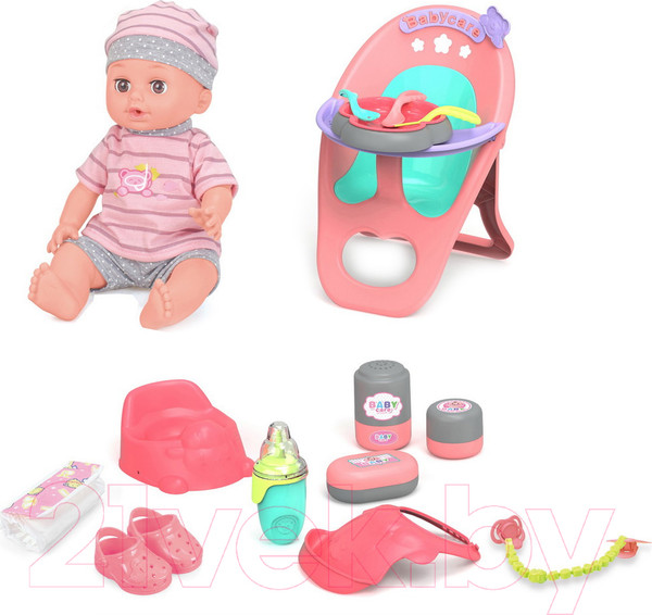 Изображение товара Пупс с аксессуарами Pituso Для кормления со стулом / HW22018520