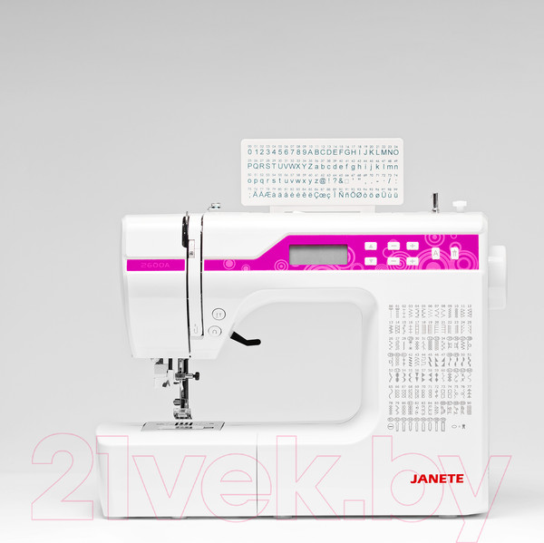 Изображение товара Швейная машина Janete 2600A (Purple Panel)