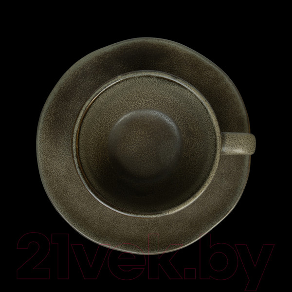 Изображение товара Чашка с блюдцем Corone Sacramento HS169591 HS169592 / фк9119 (серо-зеленый)