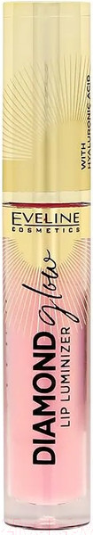 Изображение товара Блеск для губ Eveline Cosmetics Diamond Glow Lip Luminizer с гиалуроновой кислотой №02 (4.5мл)