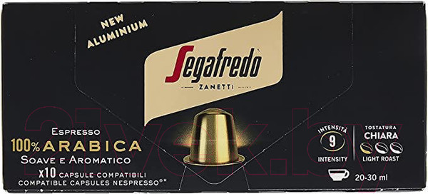 Изображение товара Кофе в капсулах Segafredo Zanetti Arabica Nespresso / 4BW (10шт)