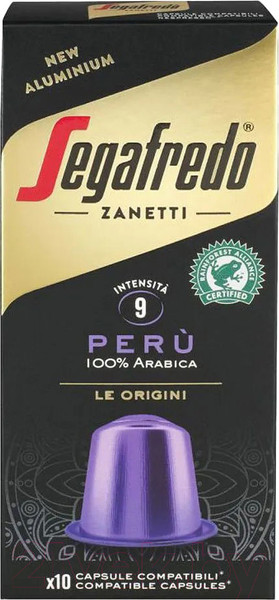 Изображение товара Кофе в капсулах Segafredo Zanetti Peru Nespresso / 4BX (10шт)