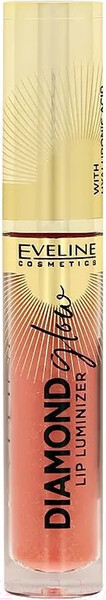 Изображение товара Блеск для губ Eveline Cosmetics Diamond Glow Lip Luminizer с гиалуроновой кислотой №04 (4.5мл)