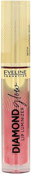Изображение товара Блеск для губ Eveline Cosmetics Diamond Glow Lip Luminizer с гиалуроновой кислотой №05 (4.5мл)