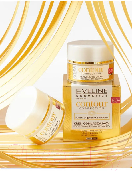 Изображение товара Крем для лица Eveline Cosmetics Contour Correction Омолаживающий моделирование овала лица 60+ (50мл)