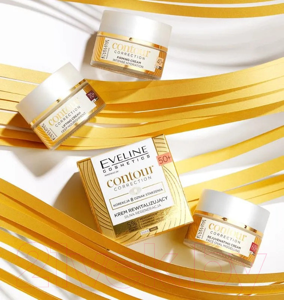 Изображение товара Крем для лица Eveline Cosmetics Contour Correction Омолаживающий моделирование овала лица 60+ (50мл)