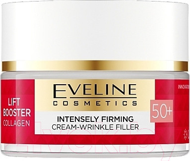 Изображение товара Крем для лица Eveline Cosmetics Lift Booster Collagen Укрепляющий против морщин 50+ (50мл)