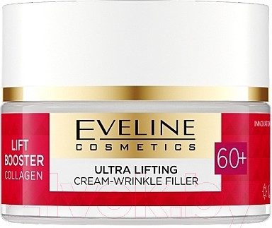 Изображение товара Крем для лица Eveline Cosmetics Lift Booster Collagen Против морщин с эффектом лифтинга 60+ (50мл)